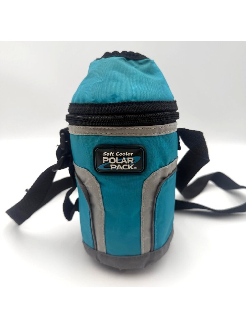 Polar Pack Blue Insulated Soft Cooler Bottle Carrier Adjustable Shoulder Strap